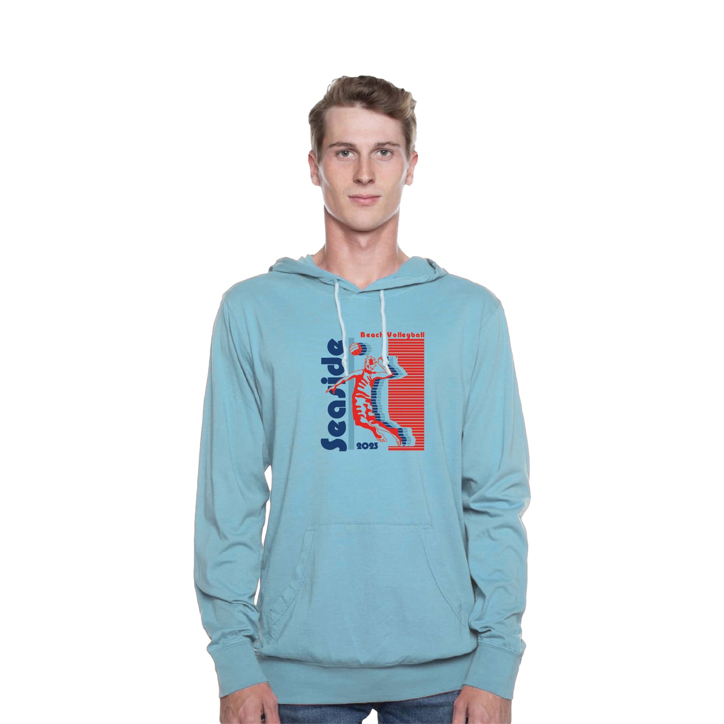 Coastal Pullover Hoody- Blue