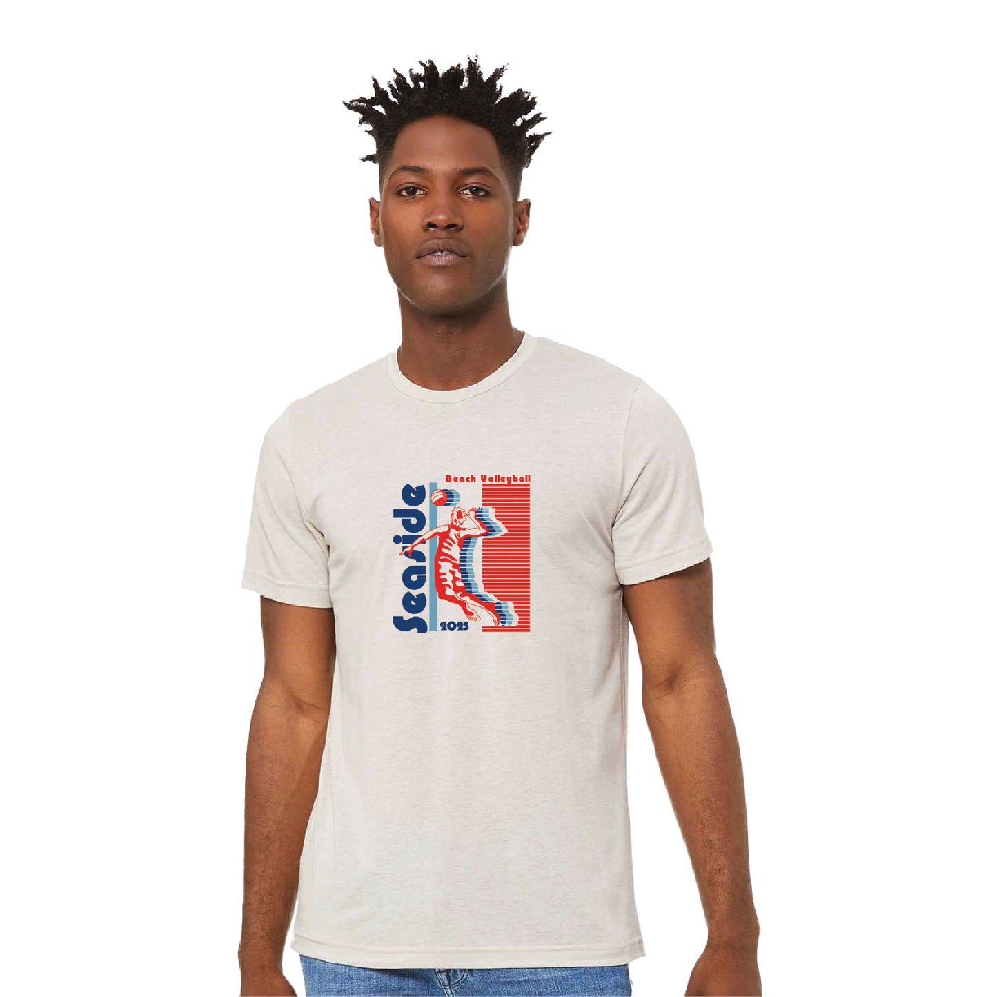 Skyline Short Sleeve Tri Blend - Natural Beach White