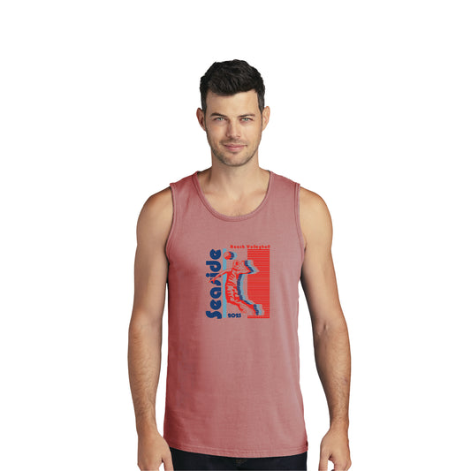 Men's Sleeveless Tank- Crimson (only size Small available)